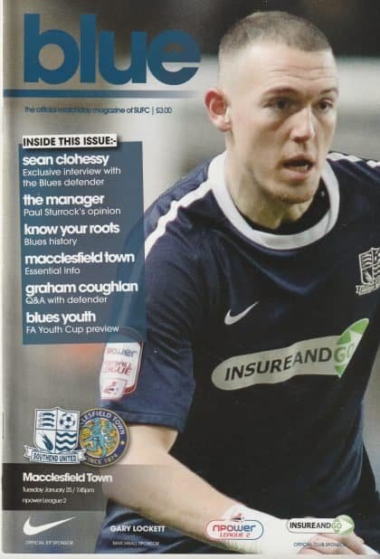 Southend United v Macclesfield Town 25-Jan-2011