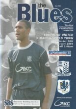 Southend United v Macclesfield Town 28-Feb-2004