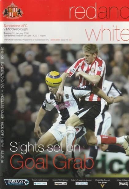Sunderland v Middlesbrough 31-Jan-2006