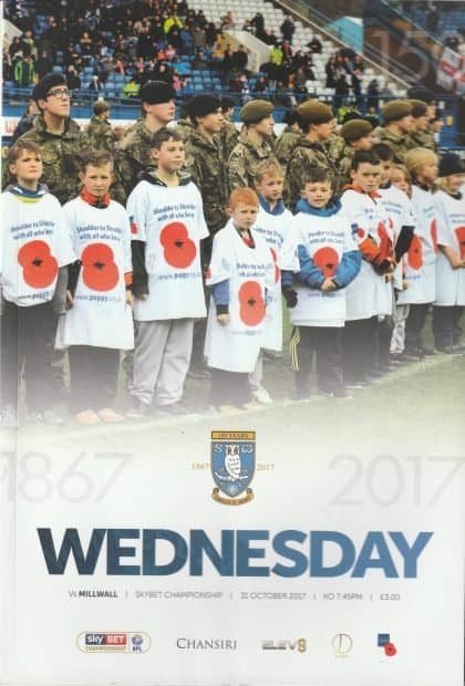 Sheffield Wednesday v Millwall    31-Oct-2017