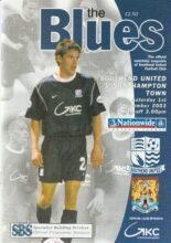 Southend United v Northampton Town 01-Nov-2003