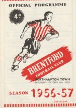 Brentford v Northampton Town 06-Oct-1956