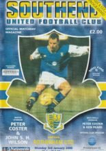 Southend United v Rotherham United 03-Jan-2000