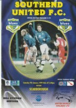 Southend United v Scarborough 09-Jan-1999