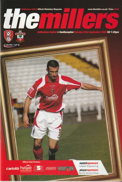 Rotherham United v Southampton 23-Sep-2008
