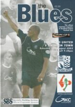 Southend United v Swindon Town  12-Aug-2003