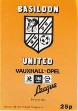 Basildon United v Uxbridge  27-Feb-1988