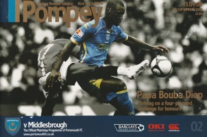 Portsmouth v Middlesbrough  13-Sep-2008