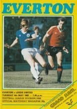 Everton v Leeds United  04-May-1982