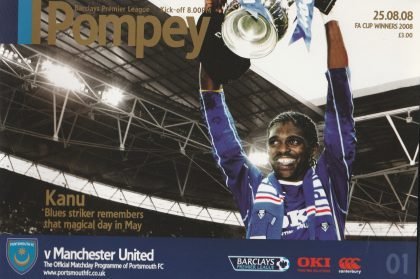 Portsmouth v Manchester United 25-Aug-2008