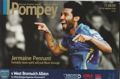 Portsmouth v West Bromwich Albion 11-Apr-2009