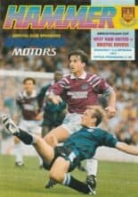 West Ham United v Bristol Rovers 02-Sep-1992