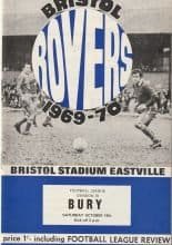 Bristol Rovers v Bury 18-Oct-1969