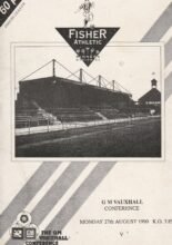 Fisher Athletic v Colchester United 27-Aug-1990