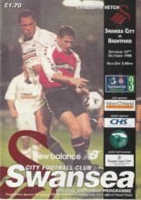 Swansea City v Brentford 24-Oct-1998
