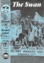 Swansea City v Hereford United 08-Nov-1994