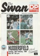Swansea City v Huddersfield Town 28-Feb-1989