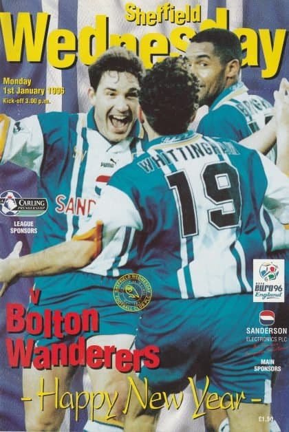 Sheffield Wednesday v Bolton Wanderers 01-Jan-1996