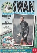 Swansea City v AFC Bournemouth 18-Nov-1991