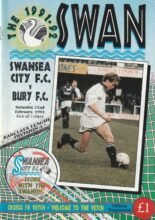 Swansea City v Bury 22-Feb-1992
