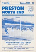 Preston North End v Bury 05-Aug-1989