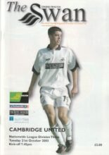 Swansea City v Cambridge United 21-Oct-2003