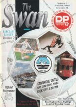 Swansea City v Cambridge United 03-Nov-1990