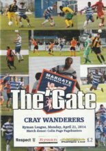 Margate v Cray Wanderers  21-Apr-2014