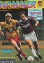 West Ham United v Derby County 20-Sep-1992