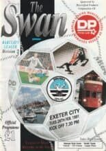 Swansea City v Exeter City 26-Feb-1991