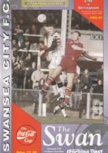 Swansea City v Gillingham 20-Aug-1996