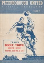 Peterborough United v Goole Town 22-Dec-1956