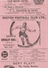 Boston v Gresley Rovers 08-Jan-1965