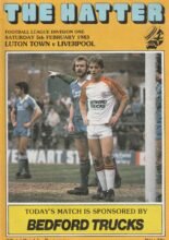 Luton Town v Liverpool 05-Feb-1983
