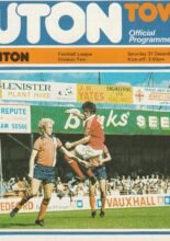 Luton Town v Brighton & Hove Albion 31-Dec-1977