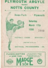 Plymouth Argyle v Notts County 17-Mar-1956