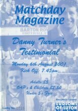 Barton Rovers v Peterborough United 06-Aug-2001