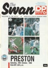 Swansea City v Preston North End 29-Oct-1988