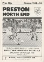 Preston North End v Rochdale 12-Aug-1989