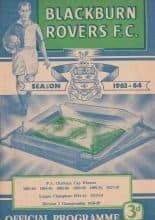 Blackburn Rovers v Sheffield Wednesday  12-Nov-1963