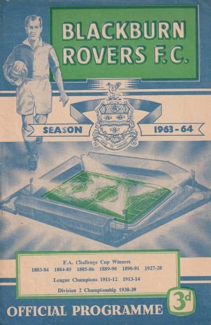Blackburn Rovers v Sheffield Wednesday  12-Nov-1963