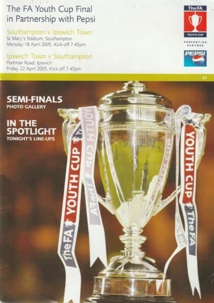 Southampton Youth v Ipswich Town Youth 18-Apr-2005 & 22-Apr-2005