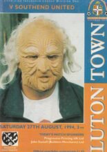 Luton Town v Southend United 27-Aug-1994