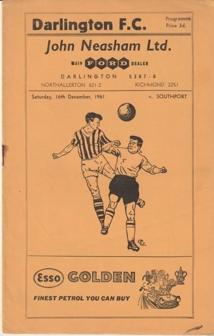Darlington v Southport 16-Dec-1961
