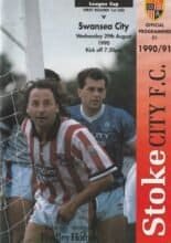 Stoke City v Swansea City  29-Aug-1990