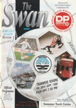 Swansea City v Tranmere Rovers 28-Sep-1990