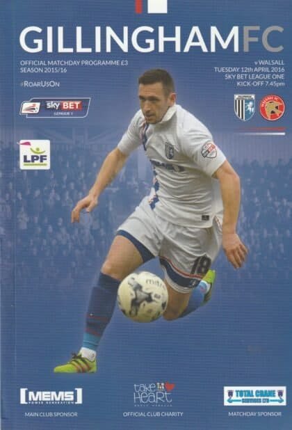 Gillingham v Walsall 12-Apr-2016