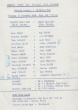 Preston North End Reserves v Wigan Athletic Reserves 11-Nov-1986