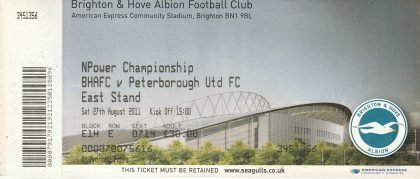 Brighton and Hove Albion v Peterborough United 27-Aug-2011