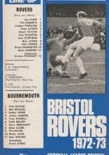 Bristol Rovers v AFC Bournemouth 24-Feb-1973